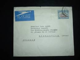 LETTRE PAR AVION POUR A FRANCE TP 1 OBL. 21 I 50 JOHANNESBURG - Lettres & Documents