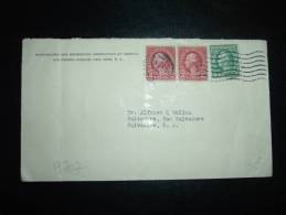 LETTRE POUR LE SALVADOR TP 2C X2 + 1C OBL. MECA. OCT 6 1927 MADISON SQ STA. - Lettres & Documents