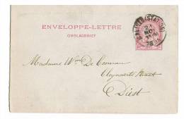 EL03 Enveloppe-lettre 1 Oblitérée Malines (Station) - Omslagbrieven