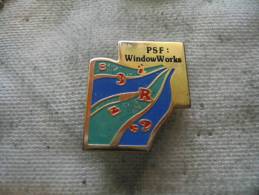 Pin's PSF: Windows Works - Informatique