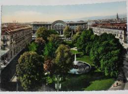 TORINO - Stazione Di Porta Nuova E Giardini - 1955 - Stazione Porta Nuova