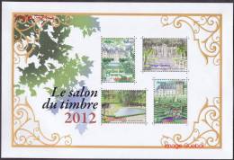 France BF N° 132 ** Site - Jardins, Châteaux ; Salon Du Timbre 2012 - Cheverny, Saint Cloud, Villandry, - Ongebruikt