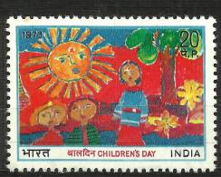 INDIA, 1973, Childrens Painting On Children´s Day,  ,  MNH, (**) - Unused Stamps