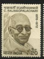 INDIA, 1973, Chakravarti Rajagopalachari ,(1848-1972), Statesman And Governor General,   MNH, (**) - Nuevos