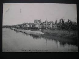 Saumur.-Perspective Du Quai De Limogers 1908 - Pays De La Loire