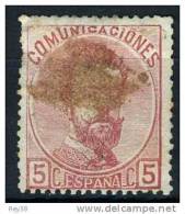 1872, AMADEO I, 5 CTS USADO. BONITO - Used Stamps