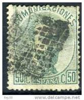 1872, AMADEO I, 50 CTS USADO - Used Stamps