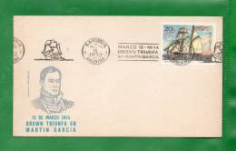 49  ARGENTINA1966-2002 -FDC-  Marcas De Barcos-Sobre  Circulado Y Tarjetas Filatélicas - FDC