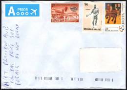 BELGIUM 2012 - MAILED ENVELOPE - HORSE - CONSTANT PERMEKE - LEPREUX - Storia Postale