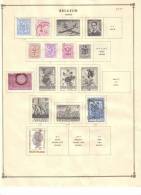 BELGIUM    Collection Of  Mounted Mint And Used As Per Scan. ( 4 SCANS) - Colecciones