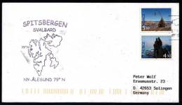 ARCTIC, Norwegen, NY-ALESUND, SPITSBERGEN, SVALBARD, Cachet !! 10.11-121 - Spedizioni Artiche