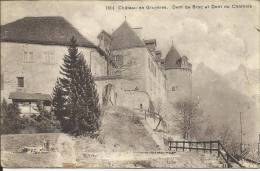 SUISSE .GRUYERES .  CHATEAU DE GRUYERES  . DENT DE BROC ET DENT DU CHAMOIS - Broc