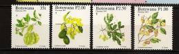 Botswana 1997 N° 800 / 3 ** Fleurs, Noël, Combretum Zeyheri, Apiculatum, Molle, Imberbe - Botswana (1966-...)