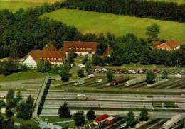 AK Gütersloh, Bundesautobahn-Rasthaus-Hotel, G + A Neef, Ung - Guetersloh