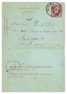 Carte-lettre 1b, Oblitérée Diest, Sans Bords - Postbladen