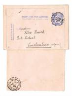 Carte-lettre 8, Oblitérée Liège - Cartes-lettres