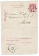 Carte-lettre 6, Oblitérée Liège, Sans Bords - Cartes-lettres