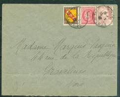 Affranchissement Composé à 5,50 Francs Dont 4 Francs Type Gandon  En Mars 1947    - Am3911 - 1945-54 Marianne De Gandon