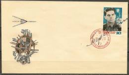 Space.. USSR 1968.  Georgi Beregovoy. Deceased. Start Soyus 3. Signed Envelope With Michel 3574. - Russia & USSR