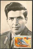 Space. USSR 1979. Pyotr Klimuk, Signed Portrait Maxi Card. Cancelled Cosmonaut Day 12.04.79 Star City. - Russia & USSR