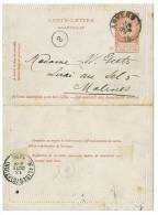 Carte-lettre 9, Oblitérée Anvers - Cartes-lettres