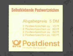 Bund MH 27I Mit PLF I Postfrisch Selbstklebend - Sehenswürdigkeiten 1991 - Sonstige & Ohne Zuordnung