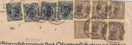 INFLA Dienstsache, DR D 31, 33 A MiF Auf Briefstück, Poststempel: Stuttgart 29.DEZ 1922 - Otros & Sin Clasificación