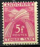 ANDORRE FRANCAIS T29** 5f Rose-lilas - Ongebruikt