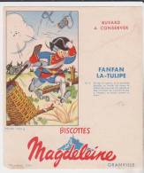 Buvard Biscottes Magdeleine Fanfan La Tulipe N°5 - Zwieback