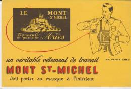 Buvard Vêtement De Travail Mont Saint Michel - Textilos & Vestidos