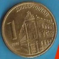 2011 X  UNC SRBIJA SERBIA 1 DINAR MONETA  UNC - Serbia