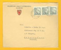 Sweden: Sverige Cover 1958 Sent To Finland - Cartas & Documentos