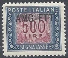 1949-54 TRIESTE A SEGNATASSE 500 LIRE MNH ** - RR10961 - Strafport