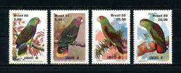 BRESIL 1980   N°  1443/1446 ** Neufs = MNH TTB  Cote 7 € Faune Oiseaux Birds Fauna Animaux - Ungebraucht