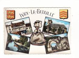 CARTE 1960 SOUVENIR D' IVRY LA BATAILLE / MULTIVUES - Ivry-la-Bataille