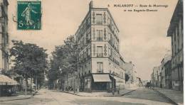 ( CPA 92 )  MALAKOFF  /  Route De Montrouge  Et Rue Augustin-Dumont  - - Malakoff