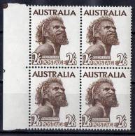 Australia 1952 2s6d Aborigine Large - Emergency Printing Block Of 4 MNH - SG253ba No Wmk - Mint Stamps