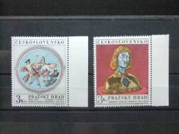 CHECOSLOVAQUIA TCHÉCOSLOVAQUIE 1970 TESOROS DE MUSEO Yvert 1787 / 1788 ** MNH - Unused Stamps