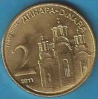 2011  X  UNC SRBIJA SERBIA 2 DINARA  MONETA  UNC - Serbia