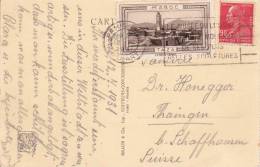 1931 - CARTE POSTALE Avec VIGNETTE "LA BELLE FRANCE" : TAZA (MAROC) Pour SCHAFFAUSEN (SUISSE) - Tourism (Labels)