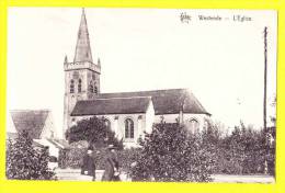 * Westende (Kust) * (Héliotypie De Graeve - Star) L'église, Kerk, Church, Kirche, Animée, CPA, Old Postcard - Westende