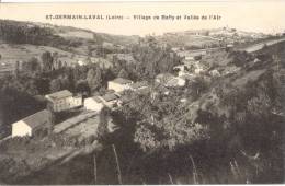 CARTE POSTALE   RARE     VILLAGE DE BAFFY ET VALLEE DE L AIR - Saint Germain Laval