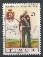 TIMOR - 1967,  Uniformes Do Exército, 2$,  D. 13 1/2  (o)  MUNDIFIL  Nº 343 - Timor