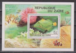 Zaire 1980 Mi. B 38** MNH - Fische - Fish - Nuevos