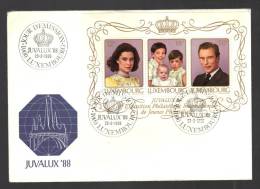 LUXEMBOURG 1988 Obl. FDC Sur Enveloppe - FDC