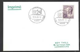 LUXEMBOURG 1986 Obl. Commémorative Sur Enveloppe - FDC