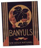 ETIQUETTE - BANYULS. - Andere & Zonder Classificatie