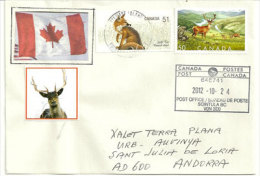 Sointula. (Malcom Island) BC, Canada, Inhabited By Finnish Settlers Since 1901, Letter Sent To ANDORRA. - Variétés Et Curiosités