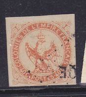 COLONIES GÉNÉRALES N° 5 40C VERMILLON TYPE AIGLE IMPÉRIAL OBL MARTINIQUE - Águila Imperial