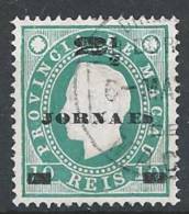 MACAU - 1892-93,  D. Luís I. Fita Direita. Com Sobretaxa,  2 1/2 R. S/ 10 R.  D. 12 3/4  (o)   MUNDIFIL  Nº 42 - Gebraucht